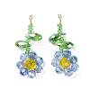 Glass Beaded Pendants GLAA-C028-06A-2
