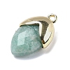 Natural Amazonite Pendants G-U019-03A-02-2