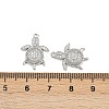 Brass Micro Pave Clear Cubic Zirconia Pendants KK-G535-02C-P-3