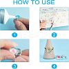 64Pcs 4 Colors Adjustable Brass Pad Ring Base Findings KK-FH0004-57-4