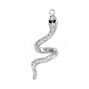 Brass Micro Pave Cubic Zirconia Pendants KK-P289-12P-1