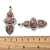 Natural Rhodonite Pendants G-Q158-04B-3