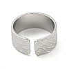Non-Tarnish 304 Stainless Steel Open Cuff Rings RJEW-K245-94P-3