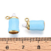 304 Stainless Steel Enamel Pendants STAS-T068-13A-3