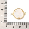 Rack Plating Brass Micro Pave Clear Cubic Zirconia Spanish Faith Cross Connector Charms X-KK-L220-003G-03-3