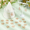 100Pcs Tibetan Style Alloy Pendants FIND-SC0009-48RG-4