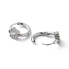 304 Stainless Steel Star Hoop Earrings EJEW-D095-22P-02-2