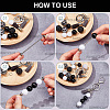 Halloween DIY Iron Bar Beadable Keychain Making Kit DIY-SC0025-93-3