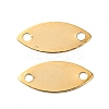 Brass Connector Charms KK-F907-02A-G-1