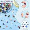 140Pcs 7 Styles Handmade Millefiori Glass Beads LK-YW0001-11-5