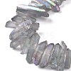 Natural Quartz Crystal Points Beads Strands G-K181-B21-3