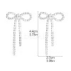 Brass Rhinestone Stud Earrings FS-WG4CB7C-01-2