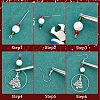 DIY Christmas Theme Earrings Making Kit DIY-SC0021-63-6