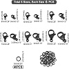 36Pcs 6 Style PVD Vacuum Plating 304 Stainless Steel Lobster Claw Clasps STAS-UN0028-35-3