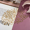 100Pcs Brass Split Rings FIND-HY0005-04B-4