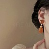 Alloy Resin Dangle Stud Earrings FS-WGC2837-01-2