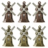 6Pcs 2 Colors Tibetan Style Alloy Pendants FIND-FS0002-56-1