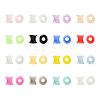 32Pcs 16 Colors Silicone Glitter Thin Ear Gauges Flesh Tunnels Plugs FIND-YW0001-19A-1