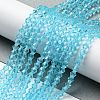 Transparent Glass Beads Strands GLAA-F029-2mm-20-4