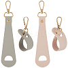 4Pcs 2 Colors Imitation Leather Hat Clips FIND-GF0008-14C-1