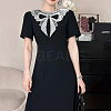 Bowknot Floral Lace Collar DIY-WH0656-28-6