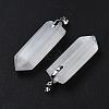 Natural Selenite Big Pendants G-M091-01F-2