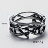 304 Stainless Steel Finger Rings FS-WG2B888-01-2