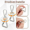 8Pcs Zinc Alloy Swivel Clasps FIND-GA0005-37P-3