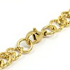 Fashionable 304 Stainless Steel Cuban Link Chain Bracelets STAS-A028-B062G-2
