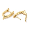 Brass Hoop Earrings Finding LS-KK-M262-1C-G-2