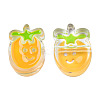 Transparent Acrylic Enamel Beads TACR-N012-004F-1