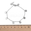 304 Stainless Steel Cable Chain Bracelets for Women BJEW-A036-25P-5