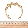 Ocean 304 Stainless Steel Enamel Cuff Bangles for Women BJEW-F518-02A-G-3