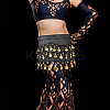 Polyester Tassel Fringe Trimming AJEW-WH0651-70A-5