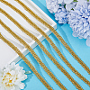 25 Yards Metallic Lace Trims OCOR-GF0003-22-4