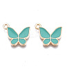 Alloy Enamel Pendants ENAM-T016-23C-RS-2