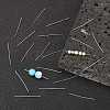 Tarnish Resistant 304 Stainless Steel Flat Head Pins STAS-E023-0.6x30mm-2