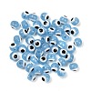 Luminous & Printed Opaque Acrylic Beads LACR-G050-01E-4