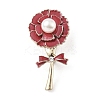 Zinc Alloy Crystal Rhinestone Brooches JEWB-C042-02B-G-1