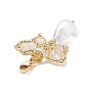 Butterfly Angel Glass Pendant Decoration HJEW-MZ00007-4