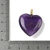 Natural Amethyst Pendants G-P585-03G-11-4