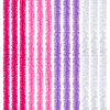 12Pcs 4 Colors Polyester Turkey Feather Strips DIY-MA0007-23-1