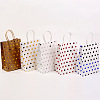 Polka Dot Pattern Rectangle Paper Bags CON-PW0001-122-1
