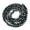 Electroplate Glass Beads Strands LS-EGLA-A044-P3mm-B12-3
