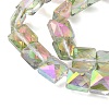 Electroplate Glass Beads Strands EGLA-L045-B-3