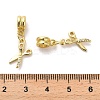 Rack Plating Brass Micro Pave Cubic Zirconia Charms KK-S398-03A-3