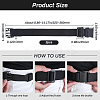 Polyester Elastic Invisible Waist Belt AJEW-WH0348-287-2