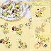 10Pcs 2 Styles Alloy Enamel Pendant Decorations HJEW-FS00090-2