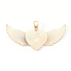 Alloy Pendant Cabochon Settings LS-PALLOY-S107-001KC-RS-2