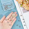 30Pcs 304 Stainless Steel Rhinestone Chamrs STAS-BBC0004-06-3